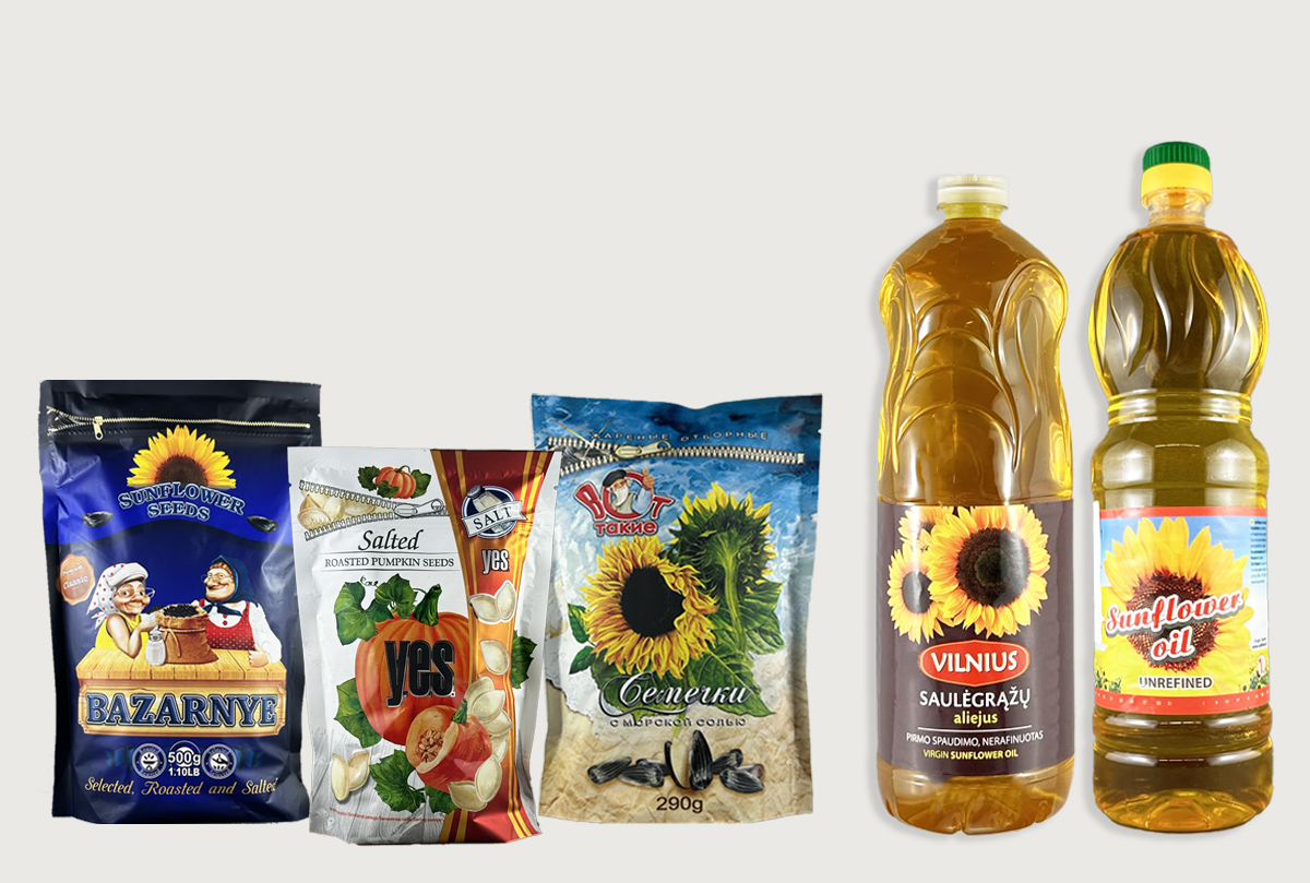 Sunflower oils and seeds